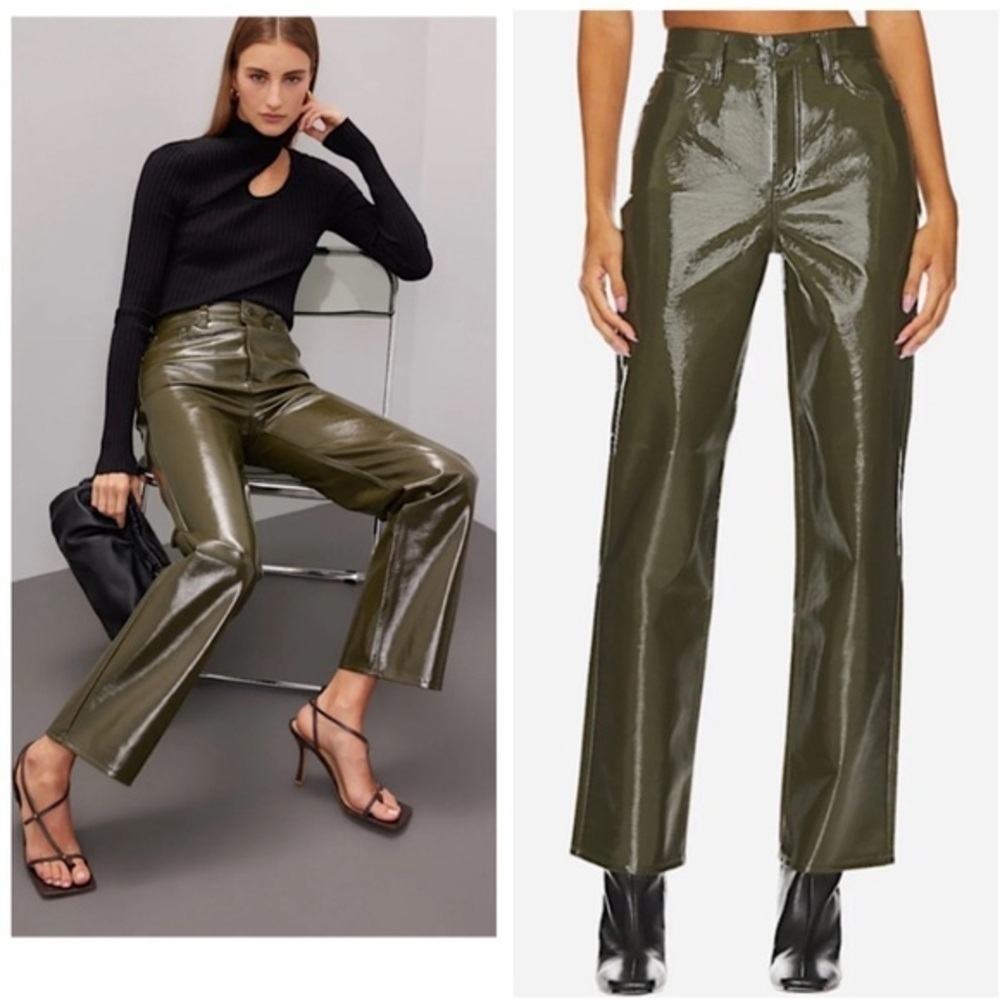 Pistola Cassie Faux Leather High Waisted Pants